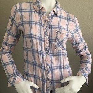 Rails hunter button down size M